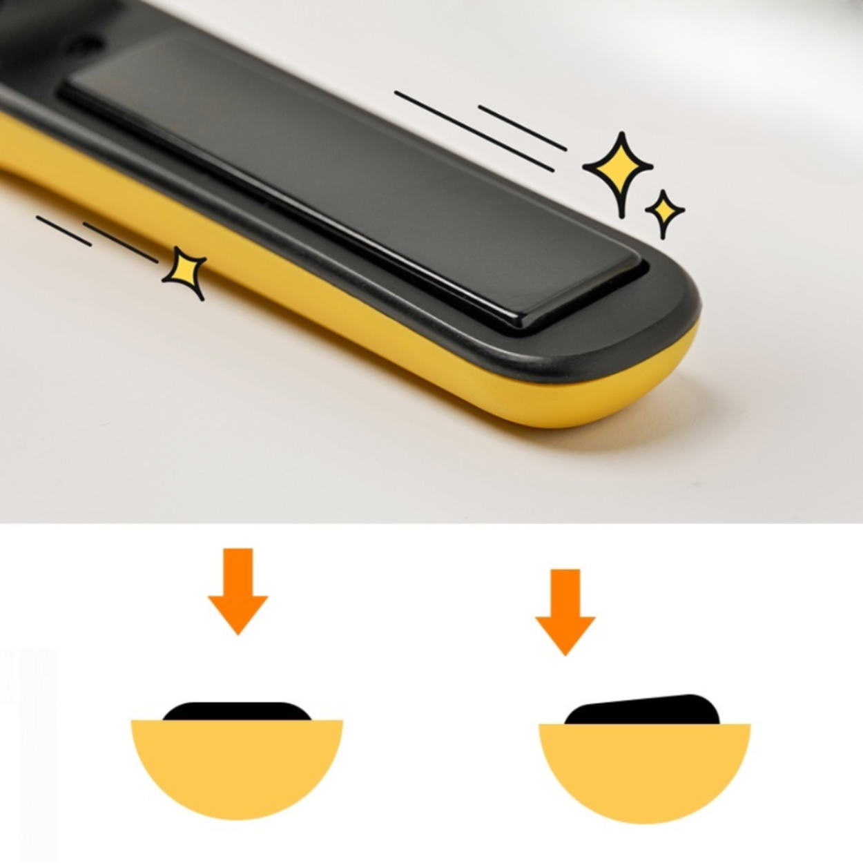 CTT6010-Silicone Case Wireless Mini Hair Straightener