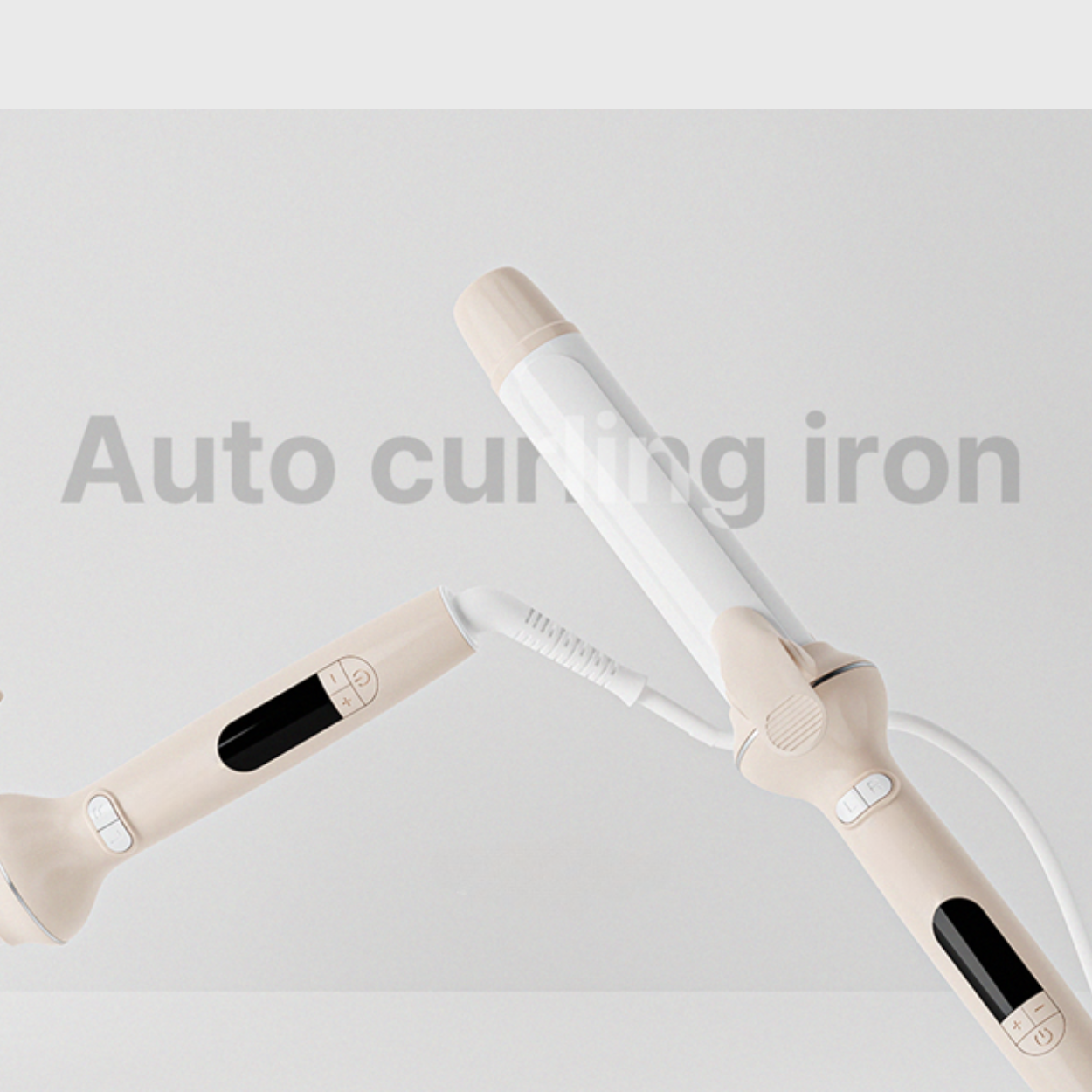 Automatic spiral curling iron
