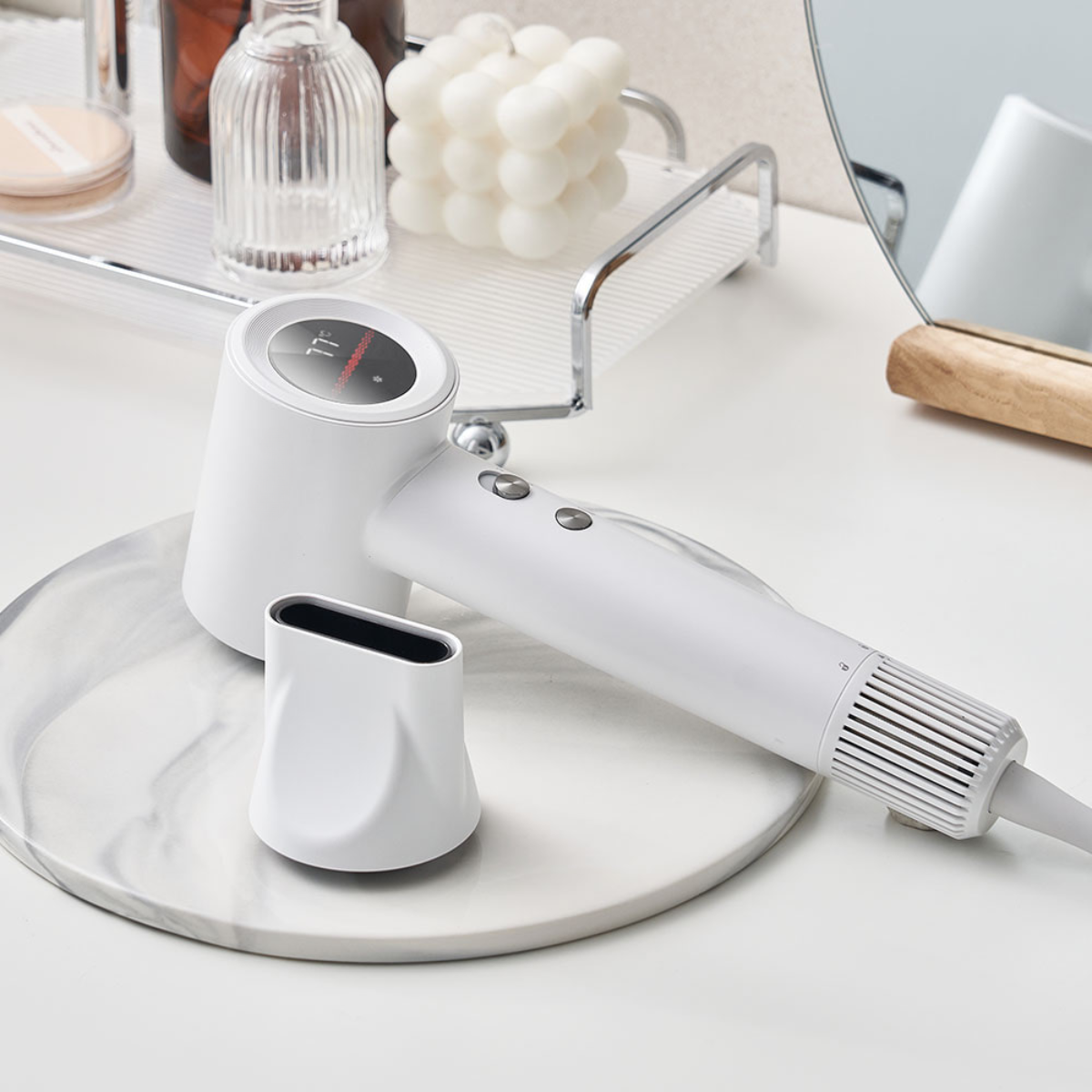 CTT110-Digital Display BLDC Negative Ion Hair Dryer High-Speed Hair Dryer