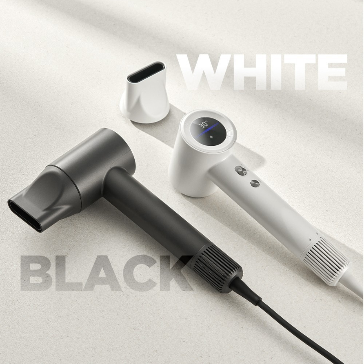 CTT110-Digital Display BLDC Negative Ion Hair Dryer High-Speed Hair Dryer