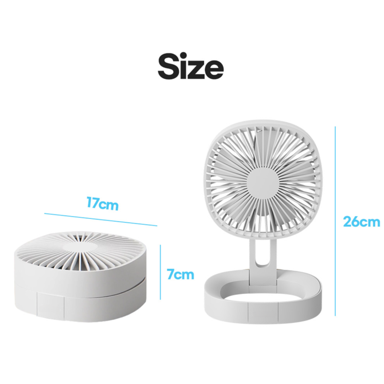 Mini folding fan