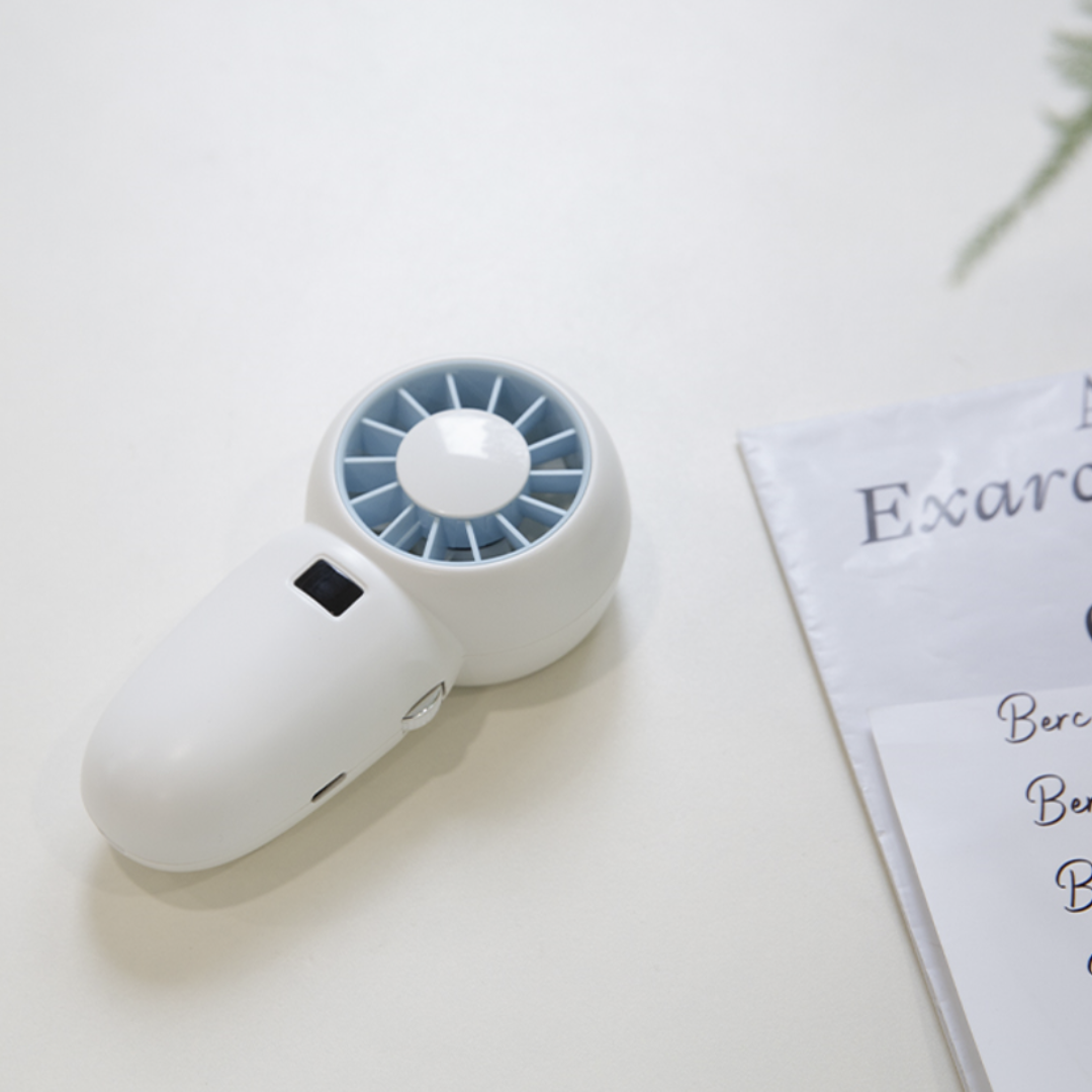 Portable rechargeable mini fan