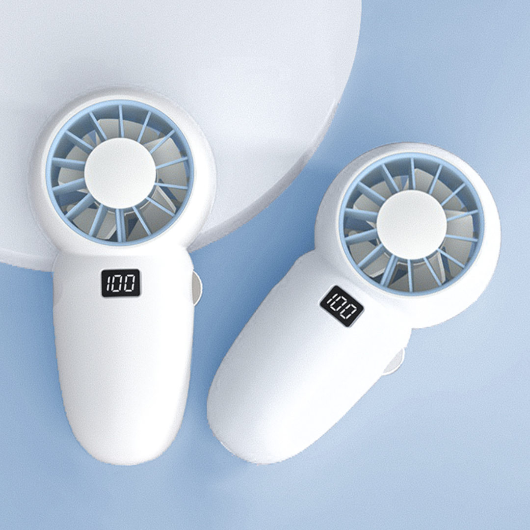 Portable rechargeable mini fan